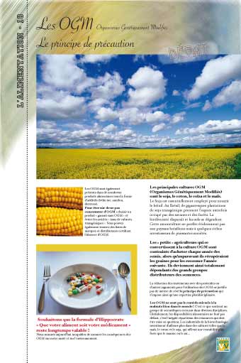 Les OGM - Le principe de précaution 