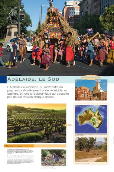 Exposition Australie Adélaïde, le Sud 