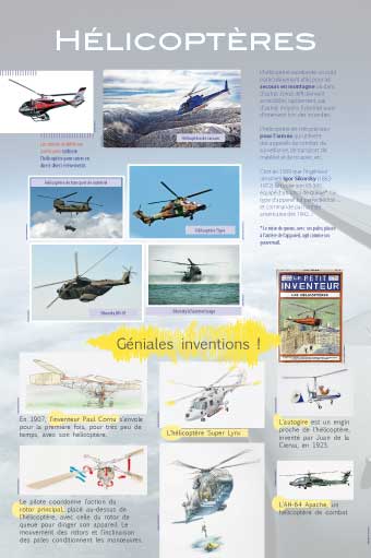 Hélicoptères  - Géniales inventions !  