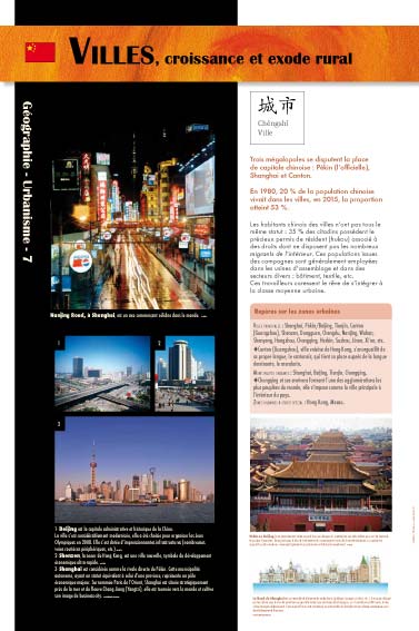 Exposition Chine, VILLES, croissance et exode rural 