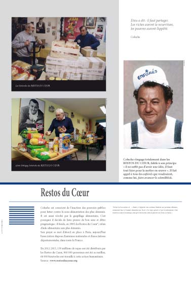 exposition Coluche les restos du coeur 