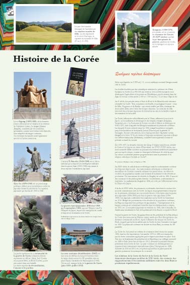 exposition Histoire de la Corée