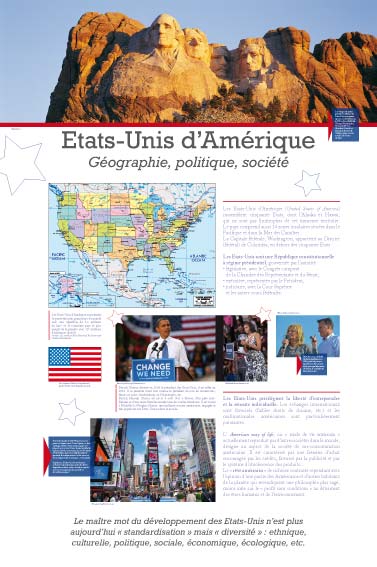 Etats-Unis d’Amérique,  Géographie, politique, société