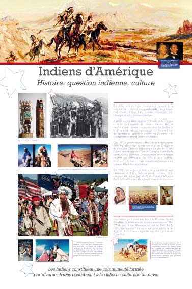 Indiens d’Amérique,  Histoire, question indienne, culture