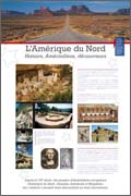 L’Amérique du Nord,  Histoire, Amérindiens, découvreurs