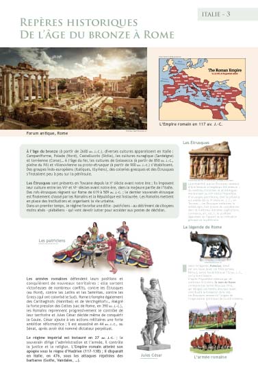 Exposition Italie Repères historiques - De l’âge du bronze à Rome