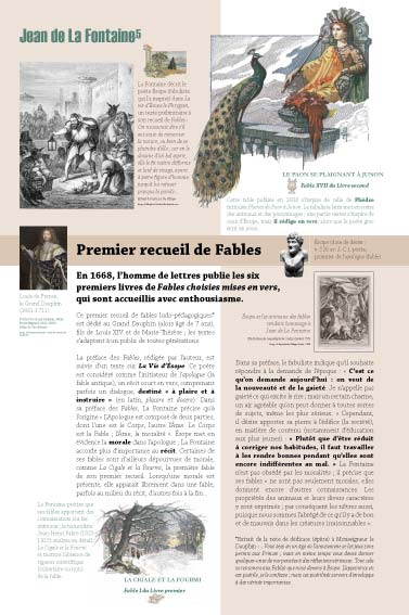 Premier recueil de Fables 