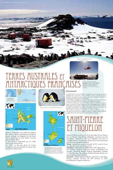 Exposition Les Terres Australes et Antarctiques françaises - Saint-Pierre et Miquelon 