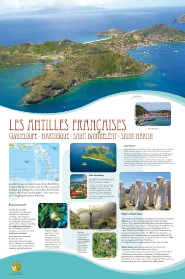 Exposition Les Antilles françaises : Guadeloupe - Martinique - Saint Barthélémy - Saint-Martin