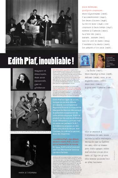 Exposition Paris Edith Piaf, inoubliable !
