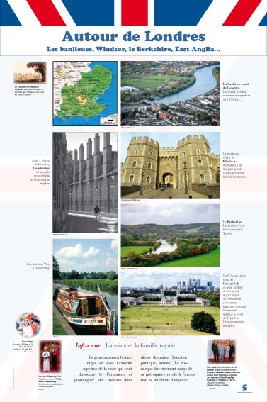 Autour de Londres - Les banlieues, Windsor, le Berkshire, East Anglia...