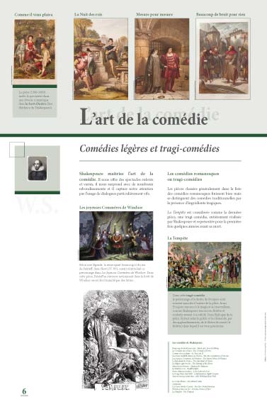 Exposition Shakespeare L’art de la comédie 