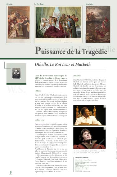 Exposition Shakespeare Puissance de la Tragédie 