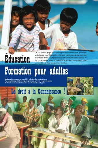 Exposition Éducation, formation pour adultes