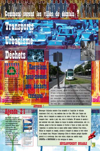 Exposition Transports, urbanisme, déchets