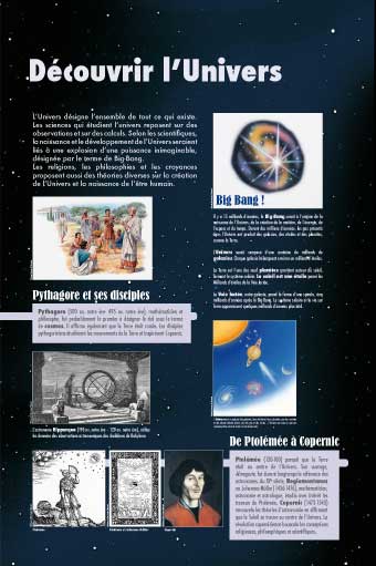 Découvrir l’Univers