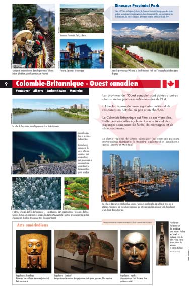 Exposition Canada - Colombie-Britannique - Ouest canadien - Vancouver – Alberta – Saskatchewan – Manitoba