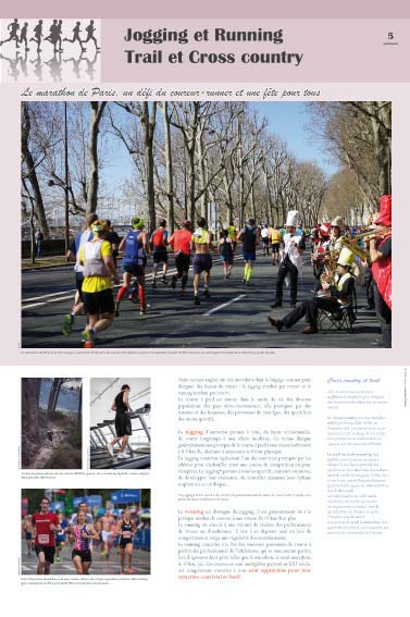 Exposition Jogging et Running Trail et Cross country 