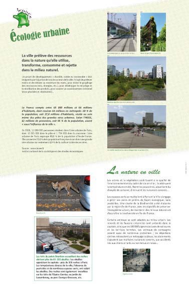 Exposition développement durable Écologie urbaine