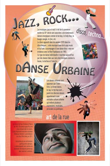 Exposition  Jazz, rock - Danse urbaine