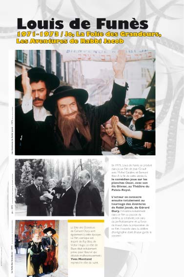 exposition cultureLouis de Funès 1971-1973  Jo, La Folie des Grandeurs, Les Aventures de Rabbi Jacoblle