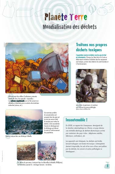 Déchets Enjeux sociaux, économiques, environnementaux- exposition déchets 