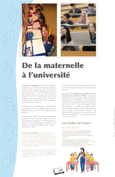 exposition De la maternelle à l’université