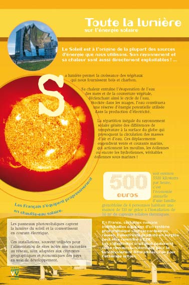  Toute la lumière sur l'énergie solaire - Exposition énergies