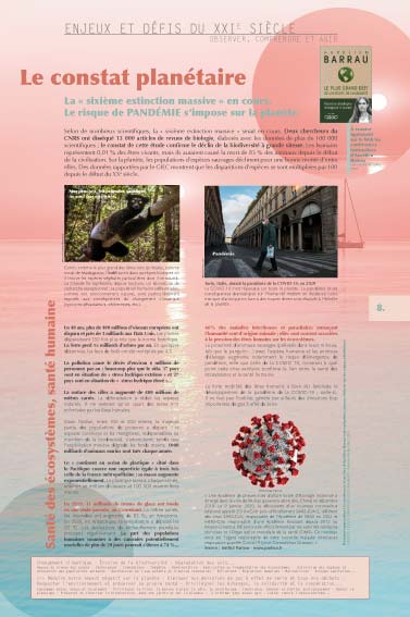 Exposition Le constat planétaire 