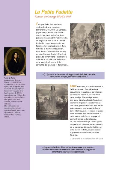 exposition La Petite Fadette - Roman de George SAND