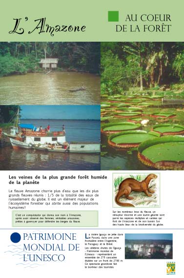  exposition Fleuves et rivières - L'Amazone - Au cœur de la forêt