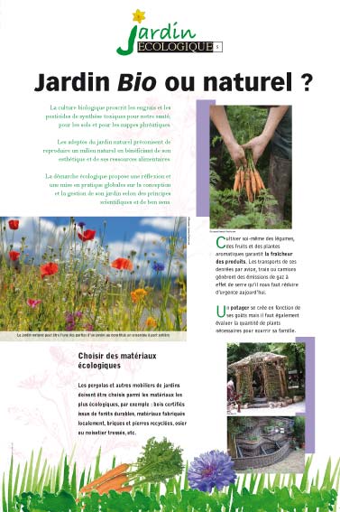 Exposition jardin écologique Jardin Bio ou naturel ?