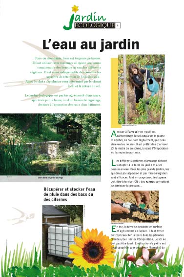 Exposition jardin écologique L’eau au jardin 