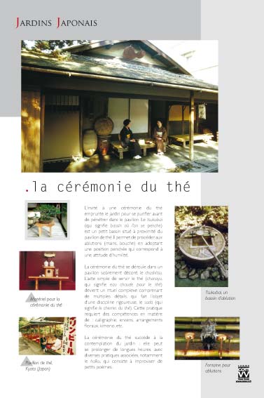 Exposition Jardins japonais La cérémonie du thé 