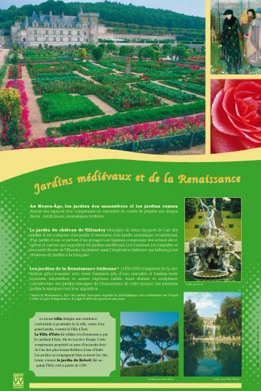 Exposition  Jardins médiévaux et de la Renaissance