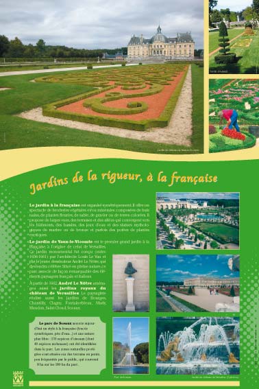 Exposition  Jardins de la rigueur, à la Française