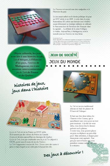 Exposition Jeux de société / Jeux du monde