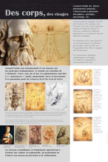 exposition sur Léonard de Vinci 