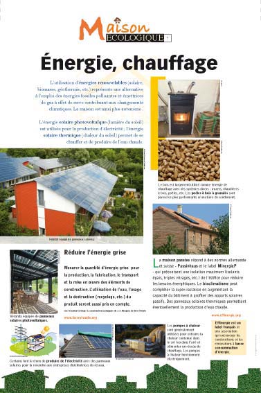  Énergie, chauffage