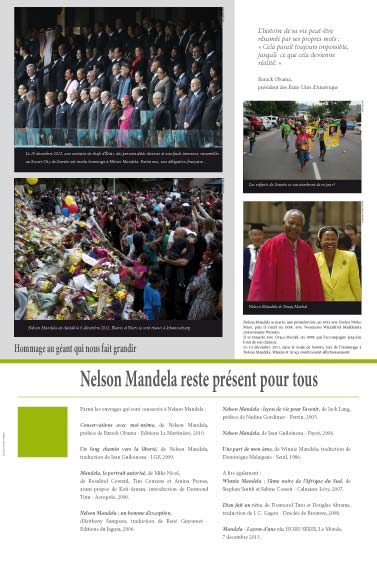 hommage à Nelson Mande 2013