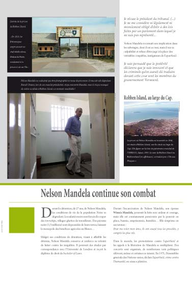 exposition cuNelson Mande Prison de robben island lturelle