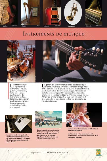 Exposition musique Instruments de musique