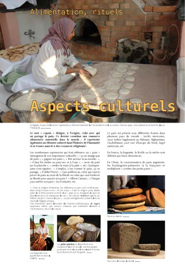 Exposition pain - Aspects culturels