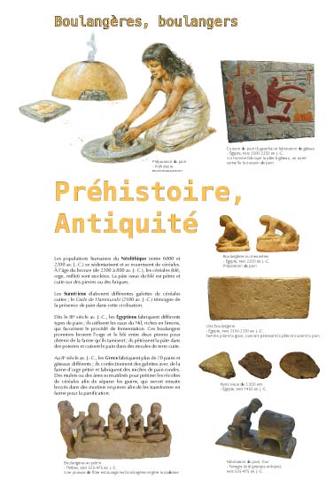 exposition Exposition pain Préhistoire, Antiquitéculturelle
