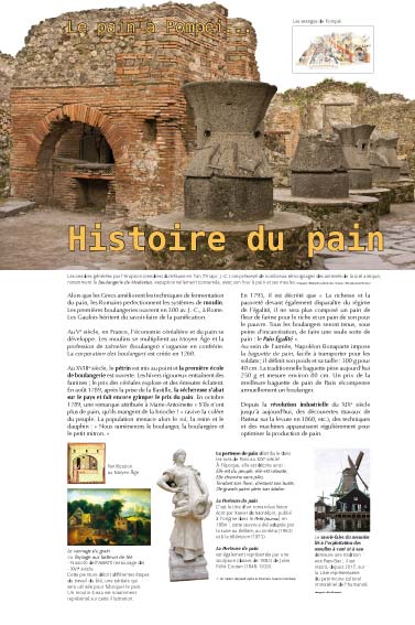 Exposition pain - Histoire du pain