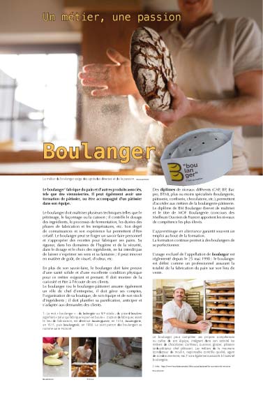 Exposition pain - Boulanger