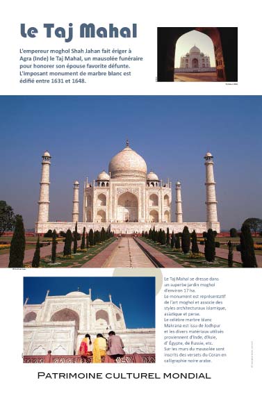 Le Taj Mahal - Inde