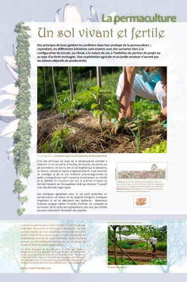 exposition Permaculture Un sol vivant et fertile 