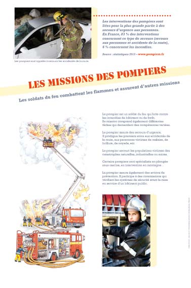 exposition pompiers  Les missions des pompiers 