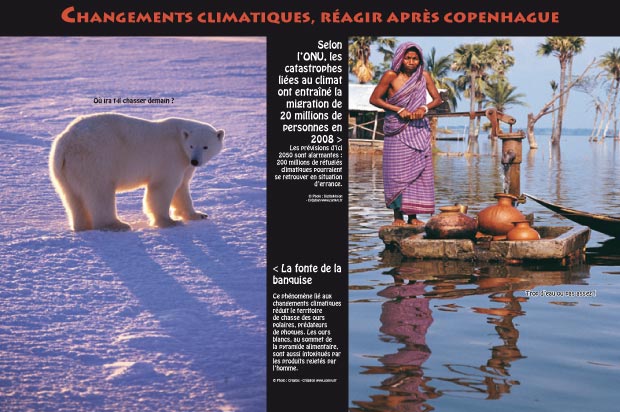 Exposition réagir aux changements climatiques  après Copenhague